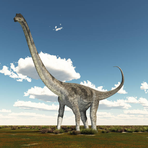 istock Dinosaur Puertasaurus in the habitat 1600522743