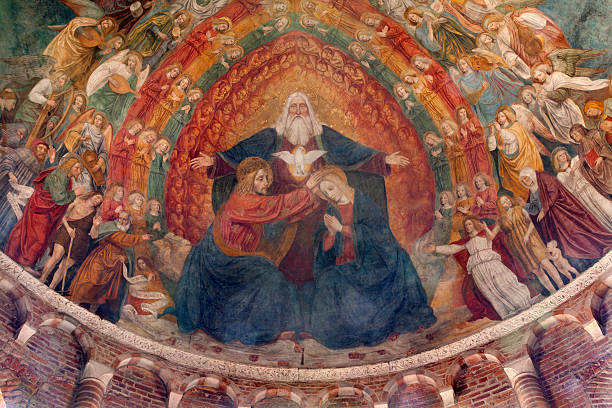 istock Milan - Holy Trinity and coronation of virgin Mary 160052814