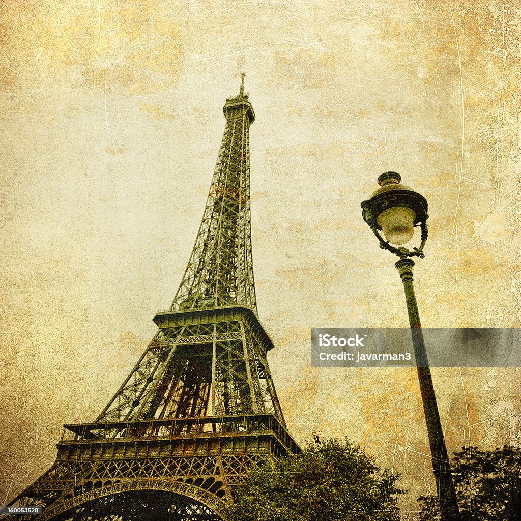 Hình Ảnh Cổ Điển Của Tháp Eiffel Paris Pháp Hình ảnh Sẵn có - Tải ...