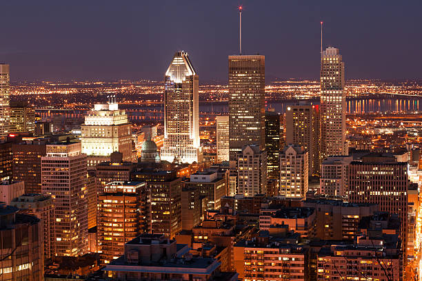 istock Downtown Montreal at Night 160053990