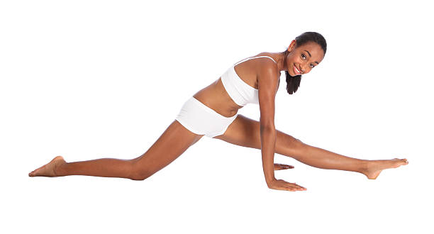 istock Athletic young African woman fun sports exercise 160054024