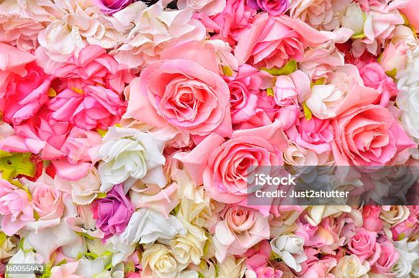 Artificial Flowers Background Stock Photo - Download Image Now - Arrangement, Artificial, Backgrounds