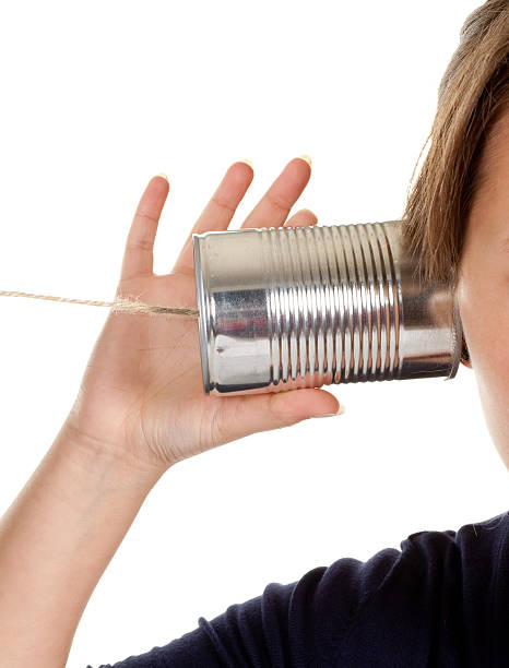 istock Can and wire phone 160055468