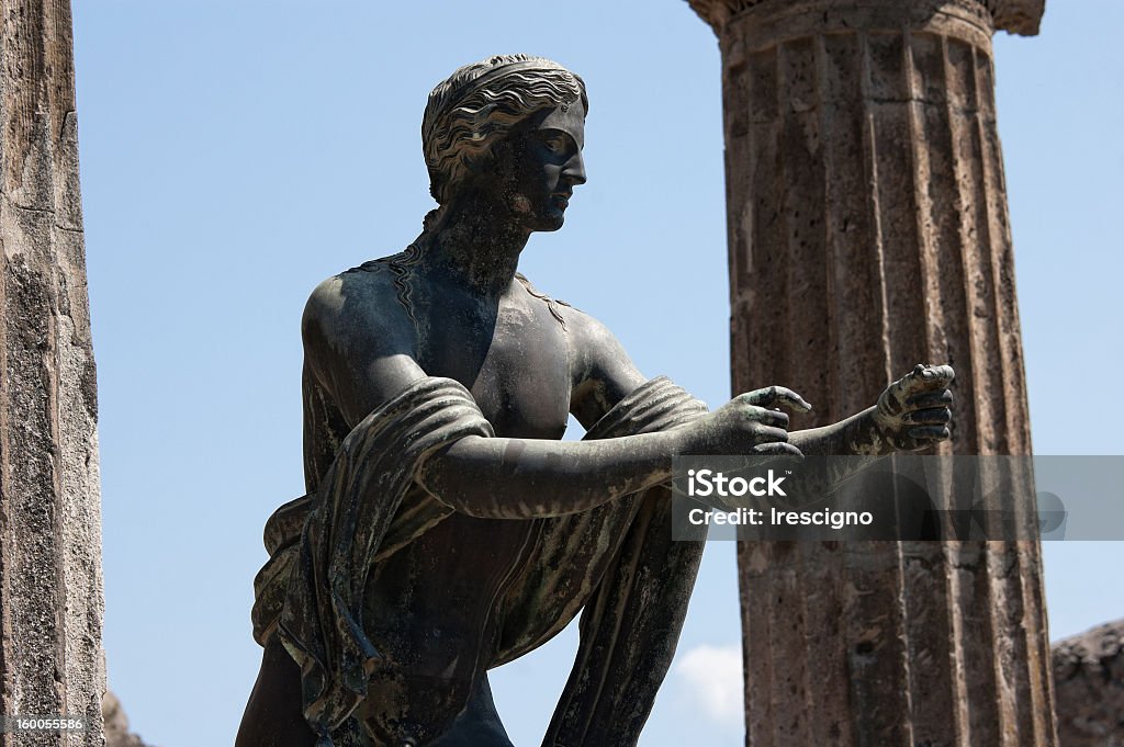 Tempio di Apollo-Pompei - Foto stock royalty-free di Antico - Vecchio stile