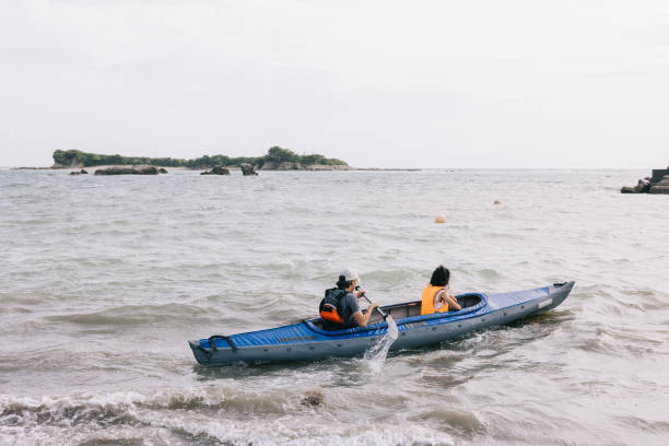 istock Japanese father and daughter going for a canoe ride together 1600558244