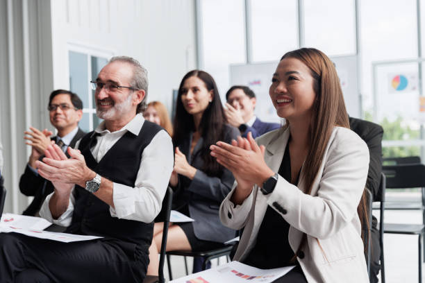 istock Clapping at the End of a Presentation 1600568999