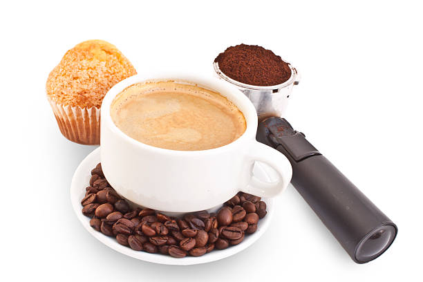 Coffee breakfast stock photo