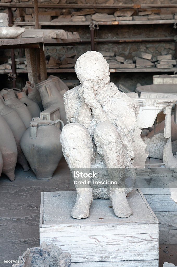 Vittime-le Rovine di Pompei - Foto stock royalty-free di Adulto