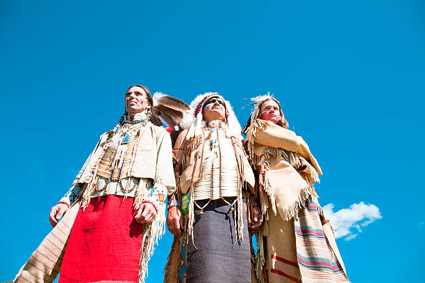 istock Group of North American Indians 160057619