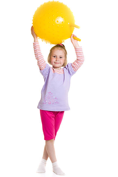istock Girl with a ball 160057752