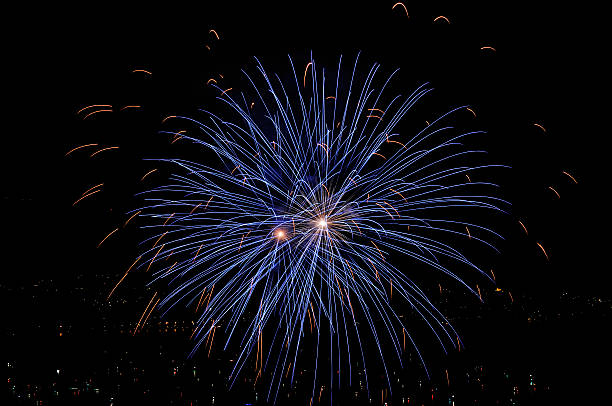 fuochi d’artificio - foto stock