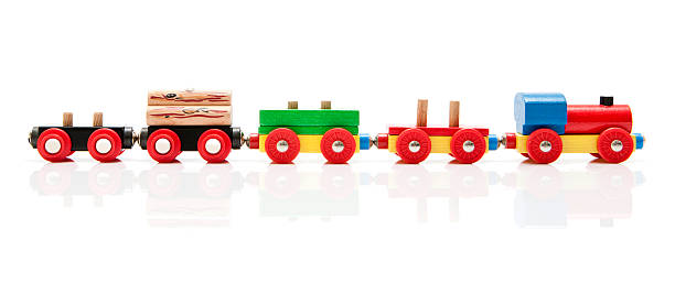 istock Wooden toy train 160058992