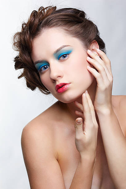 istock girl with creative hair-do 160059237