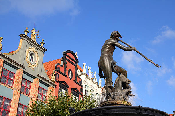 istock Gdansk - Neptune Fountain 160059665