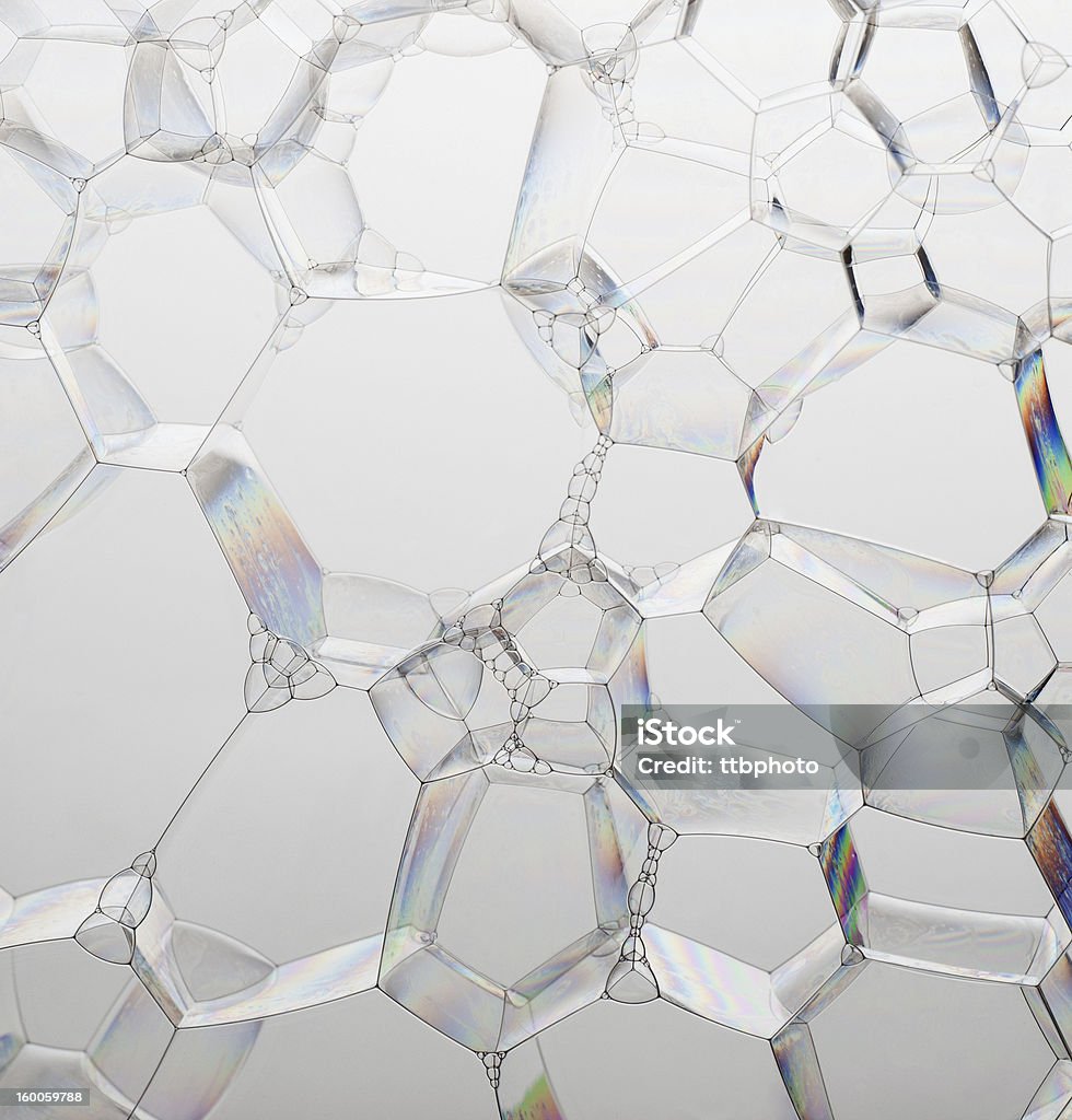 石鹸の泡 - 六角形のロイヤリティフリーストックフォト