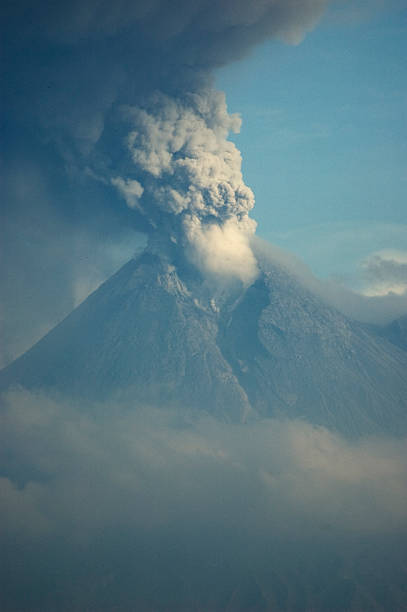 Eruption stock photo