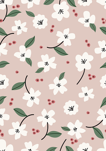 istock Floral seamless pattern. 1600600220