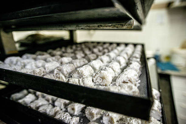 istock Sicilian pastry, preparation of typical sweets. 1600600761