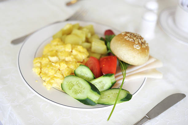 istock Traditional delicious breakfast with some vegetables 160060339