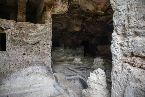 istock Besikli Cave tomb monument in Antakya (Hatay) Turkey. 1600621087