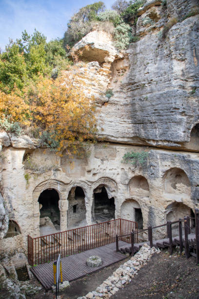 istock Besikli Cave tomb monument in Antakya (Hatay) Turkey. 1600625963
