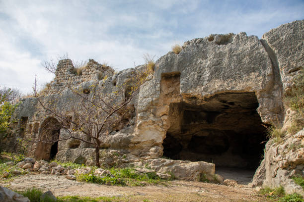 istock Besikli Cave tomb monument in Antakya (Hatay) Turkey. 1600627618