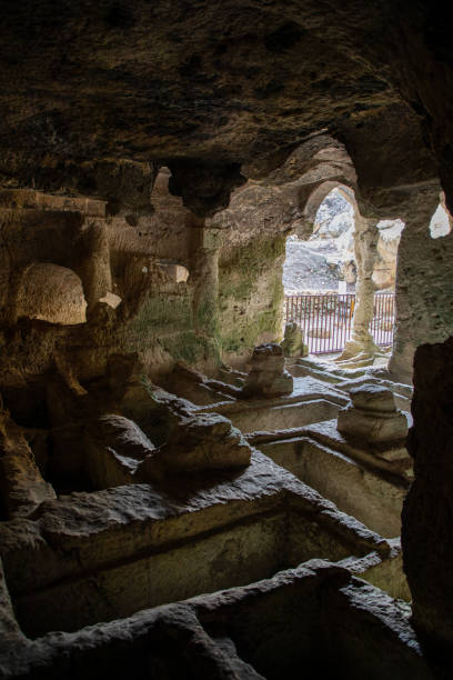 istock Besikli Cave tomb monument in Antakya (Hatay) Turkey. 1600628183