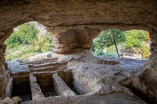 istock Besikli Cave tomb monument in Antakya (Hatay) Turkey. 1600630389