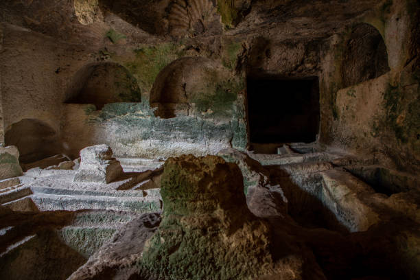 istock Besikli Cave tomb monument in Antakya (Hatay) Turkey. 1600634697