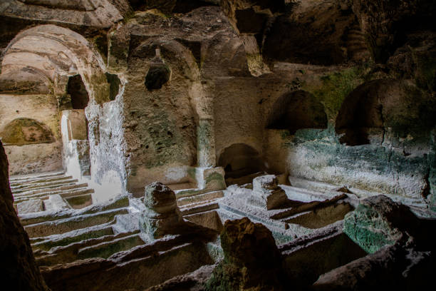 istock Besikli Cave tomb monument in Antakya (Hatay) Turkey. 1600636776