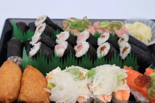 istock Japanese sushi closeup 1600671008