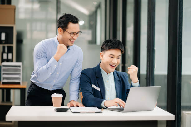 istock Those who work hard, win in the conference room new startup project. 1600684985