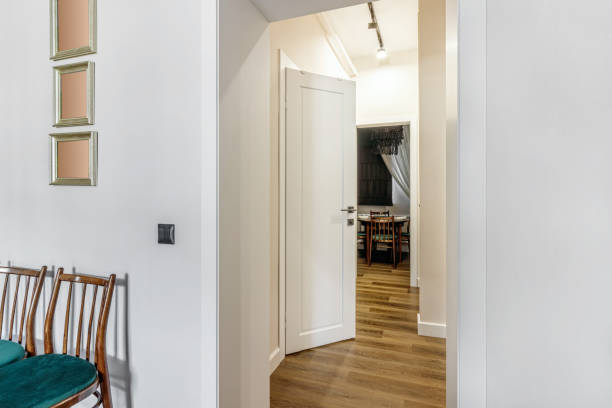 istock White modern interior door in an apartment with a simple interior 1600722921