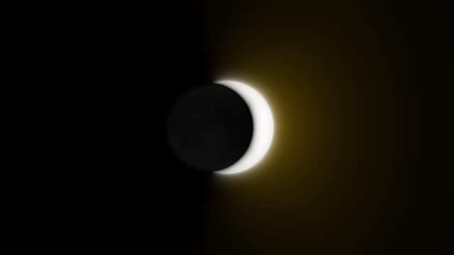 Total Solar Eclipse The Moon Covers The Sun 4k 60 fps
