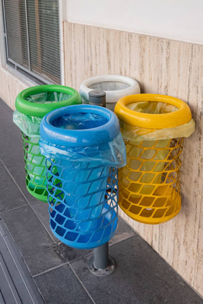 istock Trash cans - sorting trash into four types in cities in Italy 1600798703