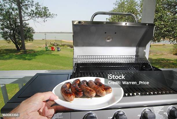 Summer Holidays Cookout Stock Photo - Download Image Now - Barbecue Grill, Barbecue - Meal, Blue
