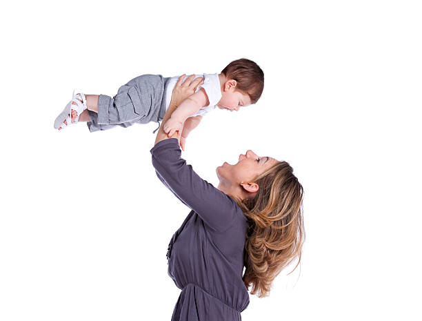 istock Mother with her baby son 160084344