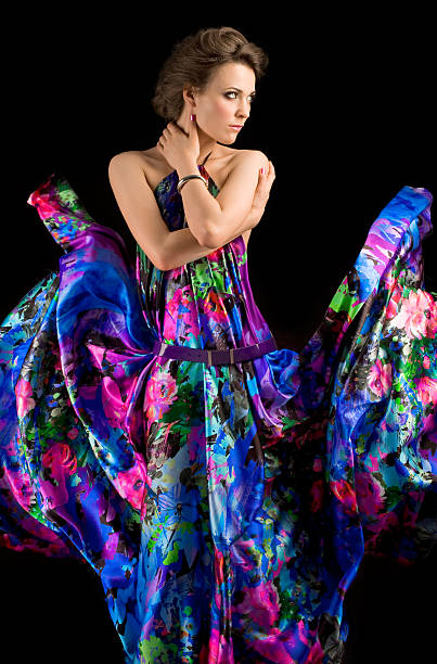 istock Woman in silk 160085011