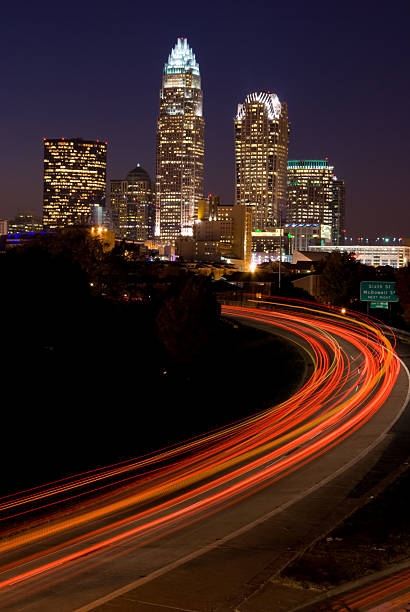 istock Charlotte, North Carolina at night 160085810
