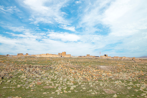 Ani Ruins in Kars, Turkey. Historical old city. Ani is located on the historical Silk Road. Were included in the UNESCO World Cultural Heritage List in 1996.