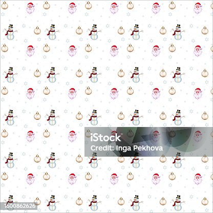 istock Christmas pattern with seamless pattern 1600862626
