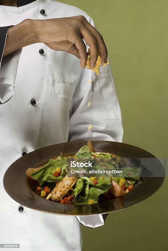 셰프리 제시 건강한 치킨 샐러드 - 로열티 프리 건강한 식생활 스톡 사진