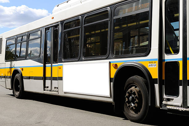 Phoro of a City bus with clipping path.