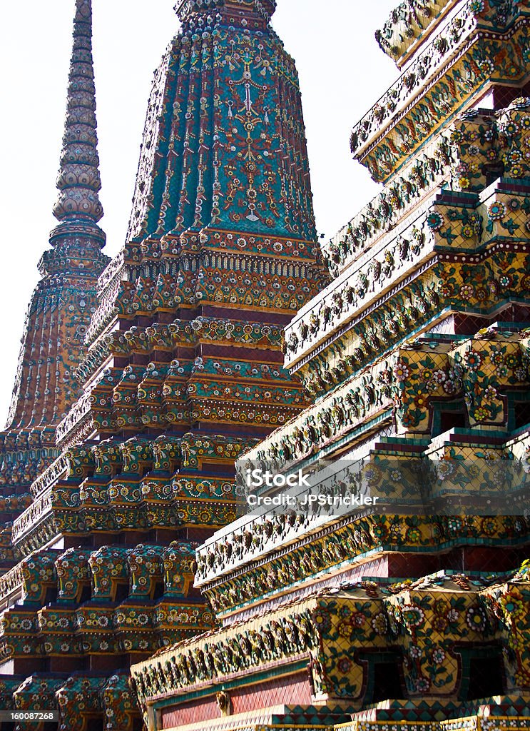 Wat Pho elefanti - Foto stock royalty-free di Architettura
