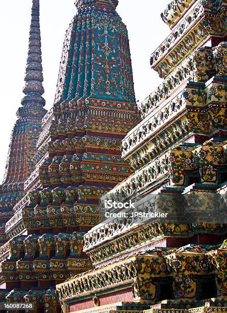 Wat Pho Elefanti - Fotografie stock e altre immagini di Architettura - Architettura, Bangkok, Buddismo