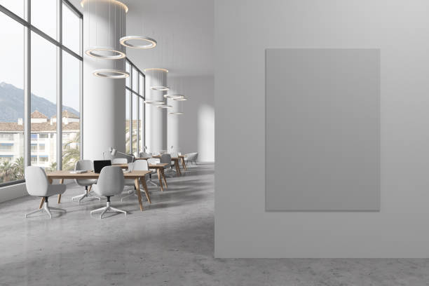 istock White public library reading room interior with poster 1600949809