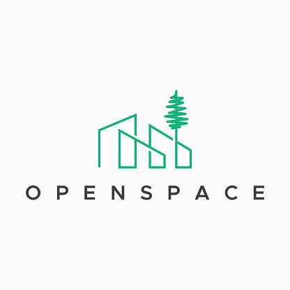Home Open Space Design Concept Business Brand Identity Logo