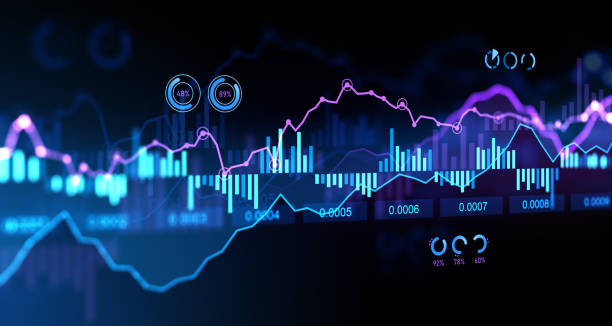 istock Forex diagrams and stock market data with lines and dynamics 1600958601