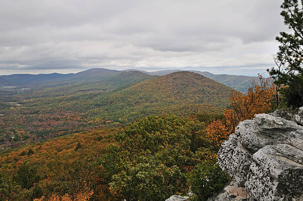 Tibbet Knob The Tibbet knob overlook in George Washington National Forest, West Virginia george washington national forest stock pictures, royalty-free photos & images