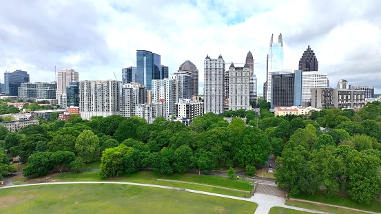 Atlanta, Georgia City Skyline